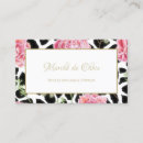 Search for giraffe pattern business cards Girly