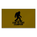 Search for bigfoot business cards Cryptozoology