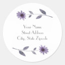 Search for purple and grey return address labels Modern
