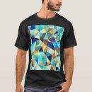 Search for triangle pattern tshirts Blue