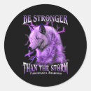 Search for fibromyalgia fighter stickers Purple