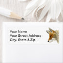 Search for fox return address labels Red