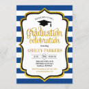 Search for blue and white graduation invitations Grad party