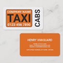 Search for car hire business cards Taxi