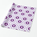 Search for lavender purple wrapping paper Geometric