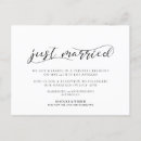 Search for postcard wedding reception invitations Calligraphy