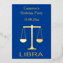 Search for astrological birthday invitations Gold