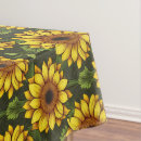 Search for sunflower tablecloths Flowers