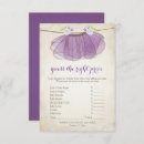 Search for purple ballerina baby shower invitations Mother to be