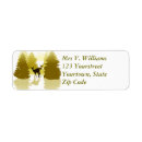 Search for tree silhouette return address labels Forest