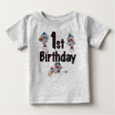 Search for monkey 1st birthday tshirts First