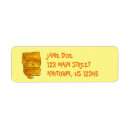 Search for cheese return address labels Yellow