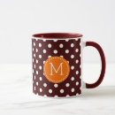 Search for orange and brown mugs Pattern
