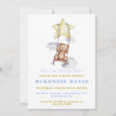 Search for teddy bear baby boy shower invitations Clouds