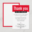 Search for purchase thank you cards Customer