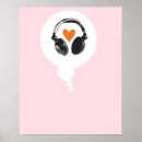 Search for headphones posters Illustration