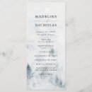 Search for winter wedding programmes Rustic