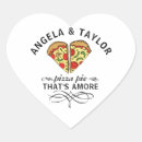 Search for pizza shaped stickers Couple