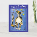 Search for blue cat birthday cards Funny