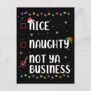Search for naughty postcards Christmas holiday