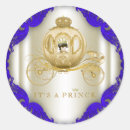 Search for prince baby stickers Royal blue and gold