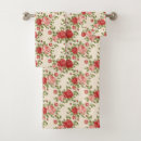 Search for vintage bath towels Roses