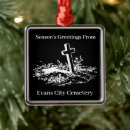 Search for cemetery christmas tree decorations Spooky