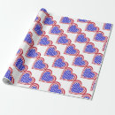 Search for stars and stripes wrapping paper Flag