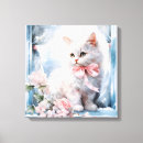 Search for bow canvas prints Cat