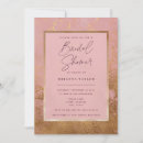 Search for metallic gold invitations Pink