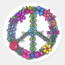 Search for peace sign stickers anti war