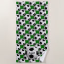 Search for soccer ball beach towels Pattern