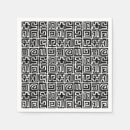 Search for african tribal pattern napkins Abstract