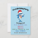 Search for great white shark invitations Cartoon