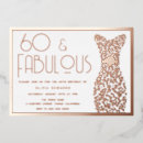 Search for female 60th birthday invitations Sixty and fabulous