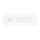 Search for light grey return address labels Classic