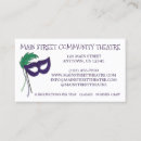 Search for theatre business cards Mask