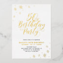 Search for foil 50th birthday invitations Rose gold