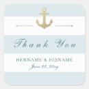 Search for anchor thank you stickers Striped