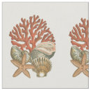 Search for sea shells fabric Starfish