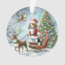 Search for beagle christmas tree decorations Green