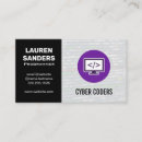 Search for programming business cards Coding