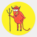 Search for red devil stickers Humour