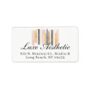 Search for salon return address labels Makeup artist