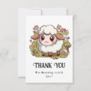Search for sheep thank you cards Sheep baby shower