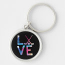 Search for love hockey key rings Funny