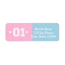 Search for twin baby shower return address labels Blue