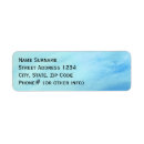 Search for rain return address labels Watercolor