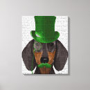 Search for dachshund canvas prints Flower leaves