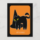 Search for vintage halloween black cat postcards Witch